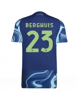 Billige Ajax Steven Berghuis #23 Bortedrakt 2025-26 Kortermet